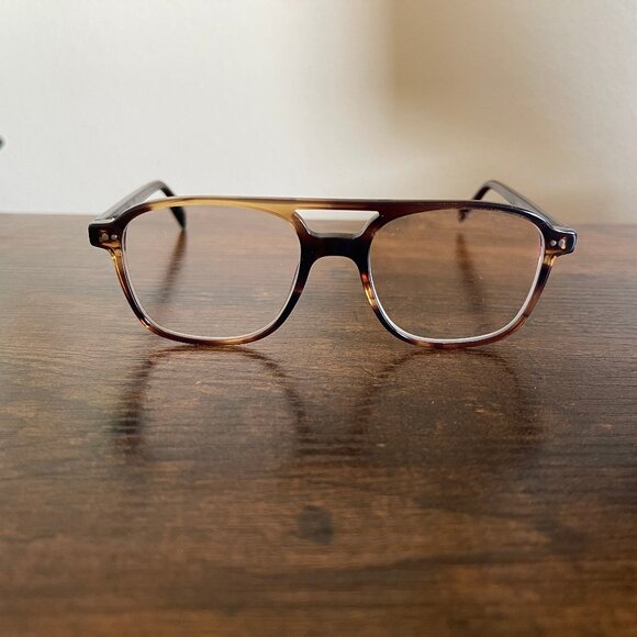 Warby Parker Brimmer W243 52-18-145 Brown Tortoise Full Rim Eyeglass Frames Only - Picture 1 of 6